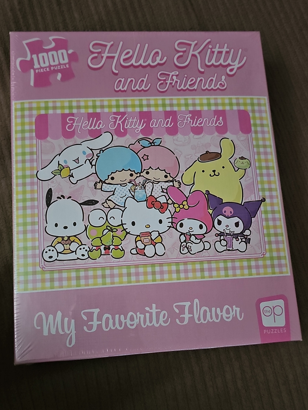 Hello Kitty and Friends Puzzle - Pink Pastel Character Collage